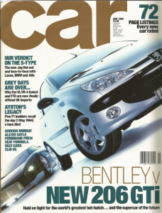 CAR MAGAZINE 1999 MAY - PEUGEOT GTi, EVO 4, VR4 GALANT, HUNAUDIERES